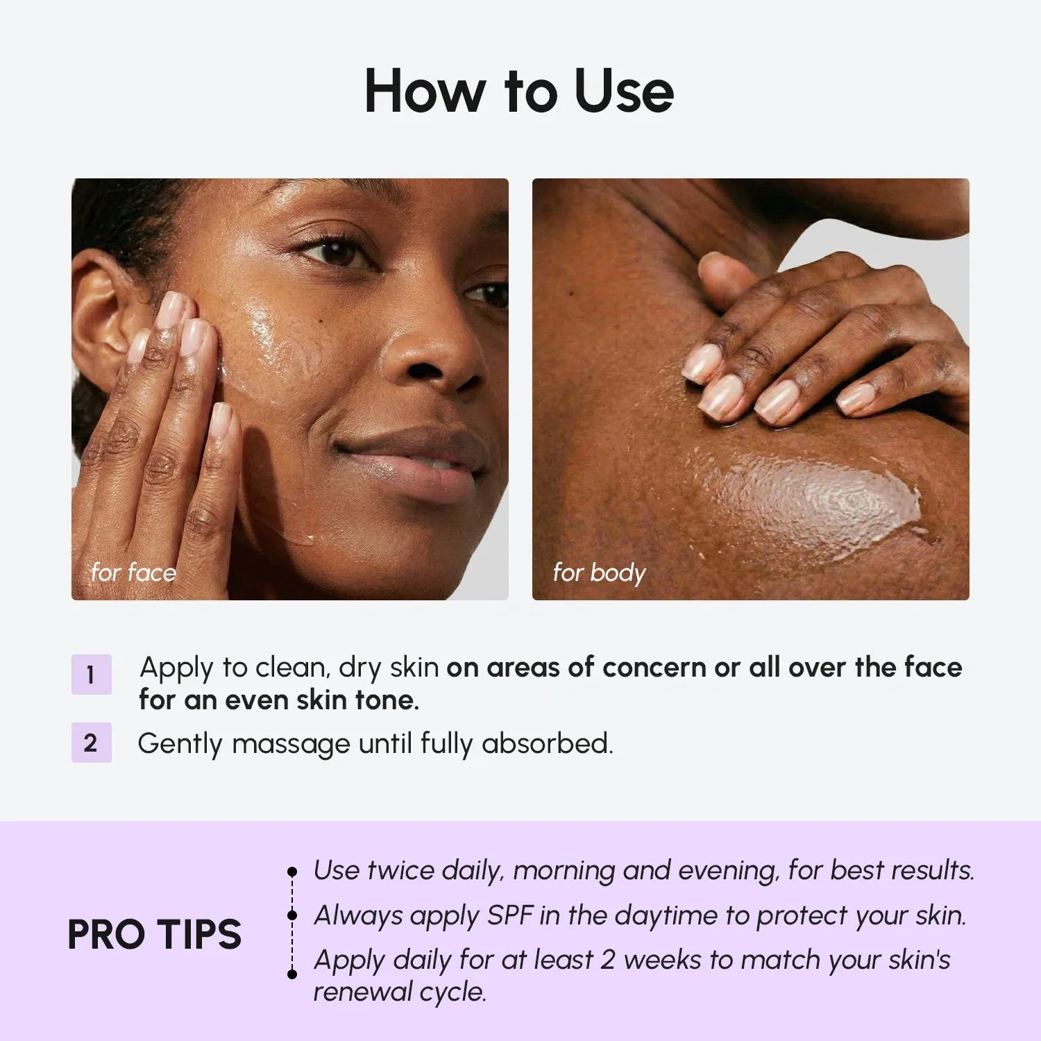 Face & Body Serum for Dark Spots - Shop PiecebyPiece