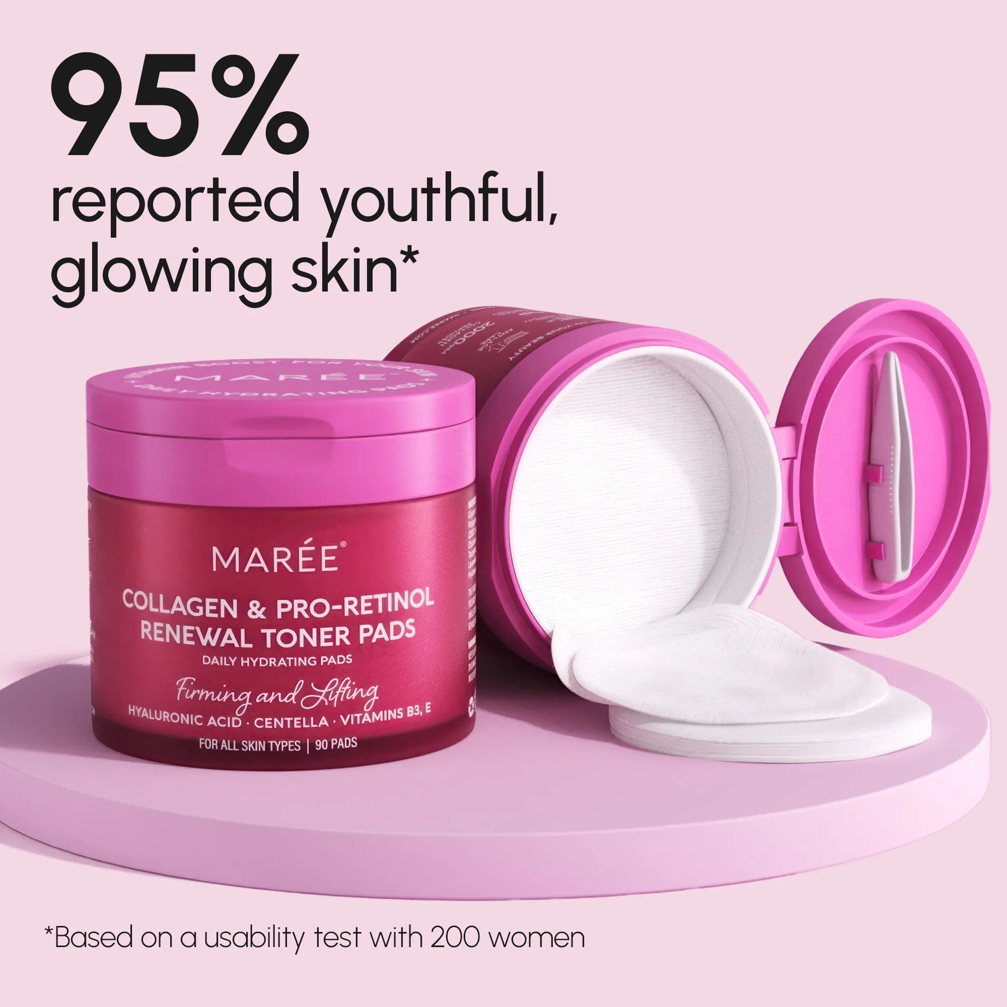Collagen & Retinol Toner Pads - Shop PiecebyPiece