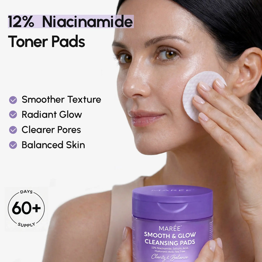 12% Niacinamide Smooth & Glow Pads - Shop PiecebyPiece