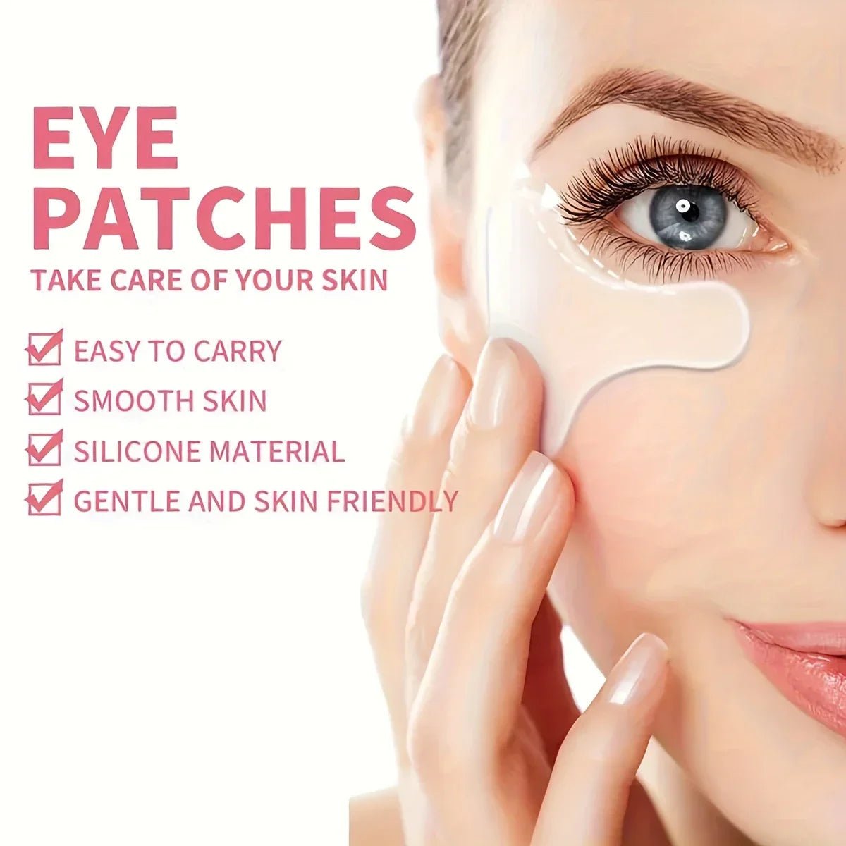 Silicone T - Shaped Eye Patch | Overnight Facial Skincare Tool - Shop PiecebyPiece